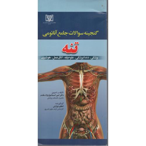 گنجینه سوالات جامع آناتومی تنه