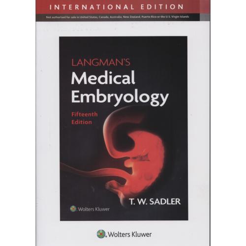 (رویان) جنین شناسی لانگمن 2024 LANGMAN MEDICAL EMBRYOLOGY